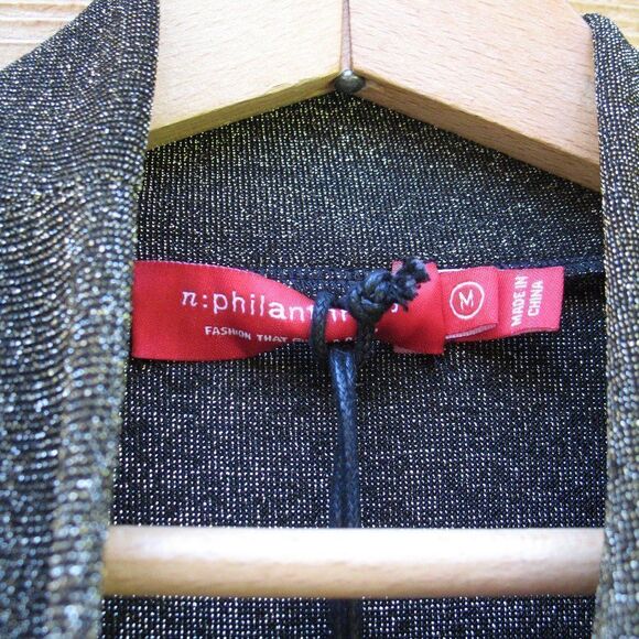 NWT n:philanthropy Demetra Metallic Ruched Mini Dress - Picture 10 of 12